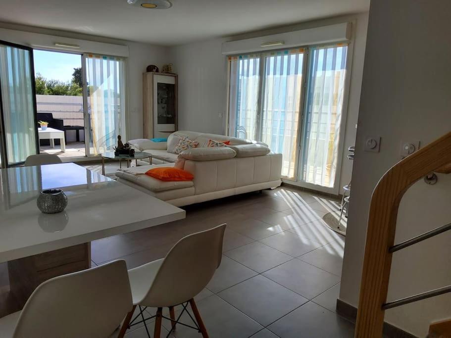 Magnifique Rooftop Duplex Climatise Familial, Aux Arceaux Montpellier Luaran gambar
